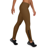 YAKWARY Women Brown Leggings