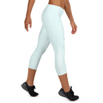 YAKWARY Women Blue Capri Leggings