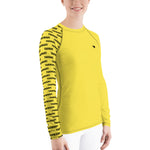 YAKWARY Women Yellow Special Rash Guard