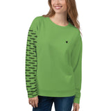 YAKWARY Women Green Special Sweatshirt