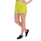 YAKWARY Women Green Athletic Short Shorts