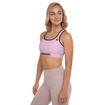 YAKWARY Women Pink Padded Sports Bra