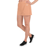 YAKWARY Women Orange Athletic Short Shorts