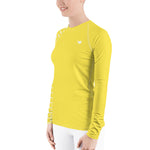 YAKWARY Women Yellow Special Rash Guard