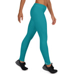 YAKWARY Women Turquoise Leggings