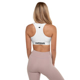 YAKWARY Women White Padded Sports Bra