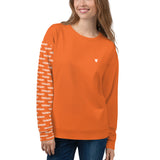 YAKWARY Women Orange Special Sweatshirt