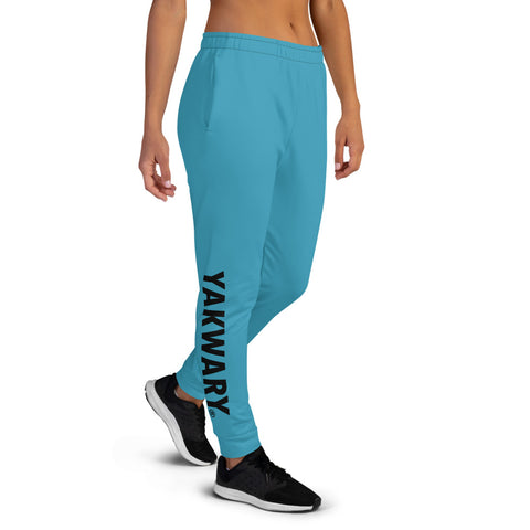 YAKWARY Women Blue Joggers