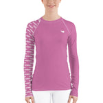 YAKWARY Women Pink Special Rash Guard