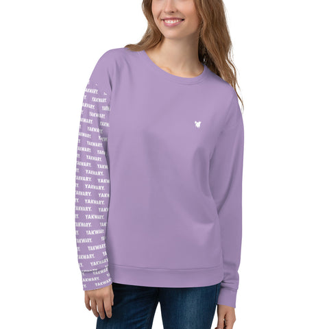 YAKWARY Women Purple Special Sweatshirt