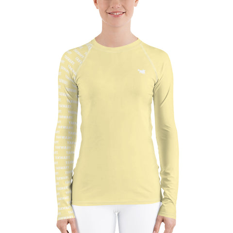 YAKWARY Women Yellow Special Rash Guard