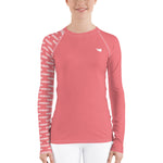 YAKWARY Women Pink Special Rash Guard