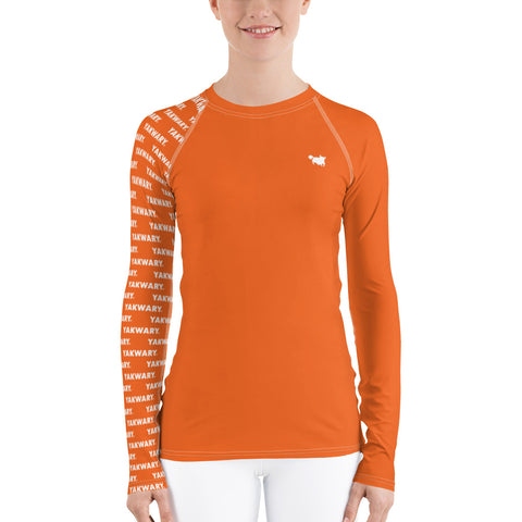 YAKWARY Women Orange Special Rash Guard