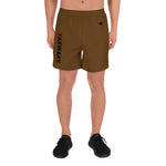 YAKWARY Men Sports Long Brown Shorts