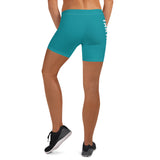 YAKWARY Women Turquoise Shorts