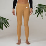 YAKWARY Women Brown Leggings