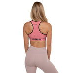 YAKWARY Women Pink Padded Sports Bra