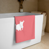 YAKWARY Pink Towel