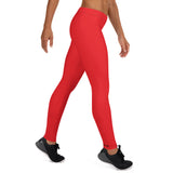 YAKWARY Women Red Leggings