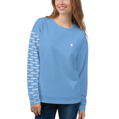 YAKWARY Women Blue Special Sweatshirt