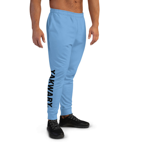 YAKWARY Men Blue Joggers