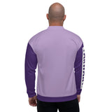 YAKWARY Men Purple Bomber Jacket