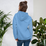 YAKWARY Women Blue Special Hoodie