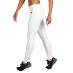 YAKWARY Women White Leggings