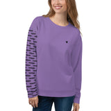 YAKWARY Women Purple Special Sweatshirt