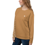 YAKWARY Women Brown Special Sweatshirt