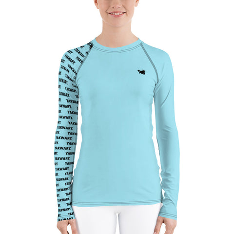 YAKWARY Women Blue Special Rash Guard