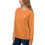 YAKWARY Women Orange Special Sweatshirt