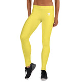 YAKWARY Women Yellow Leggings