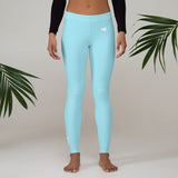 YAKWARY Women Blue Leggings