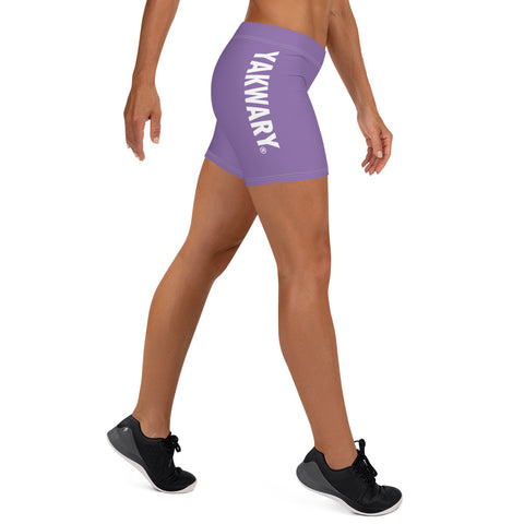 YAKWARY Women Purple Shorts