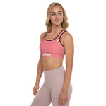 YAKWARY Women Pink Padded Sports Bra