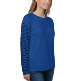 YAKWARY Women Blue Special Sweatshirt