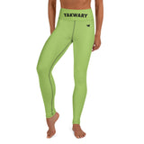 YAKWARY Green Yoga Leggings With Pocket