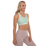 YAKWARY Women Turquoise Padded Sports Bra