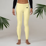 YAKWARY Women Yellow Leggings