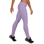 YAKWARY Women Purple Leggings