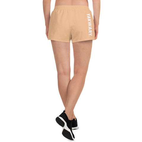 YAKWARY Women Brown Athletic Short Shorts