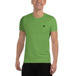 YAKWARY Men Green Sports T-shirt