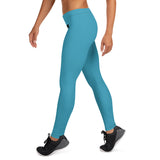 YAKWARY Women Blue Leggings