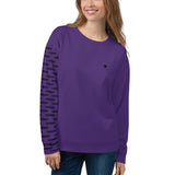 YAKWARY Women Purple Special Sweatshirt