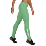 YAKWARY Women Green Leggings