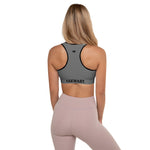 YAKWARY Women Gray Padded Sports Bra