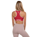 YAKWARY Women Red Padded Sports Bra