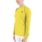 YAKWARY Women Yellow Special Rash Guard