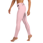 YAKWARY Pink Yoga Leggings Without Pocket